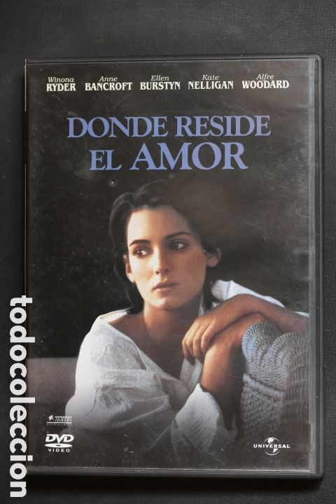 Cine: DVD. DONDE RESIDE EL AMOR. Winona Ryder. 1997. Buen estado.