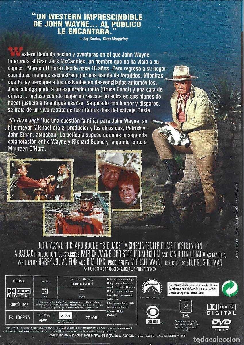 Cine: EL GRAN JACK JOHN WAYNE (PRECINTADO) - Foto 2