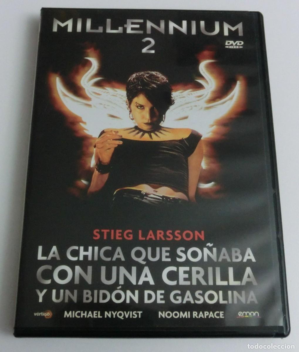Cine: DVD MILLENNIUM 2 - LA CHICA QUE SO&Ntilde;ABA CON UNA CERILLA Y UN BID&Oacute;N DE GASOLINA (PERFECTO ESTADO)