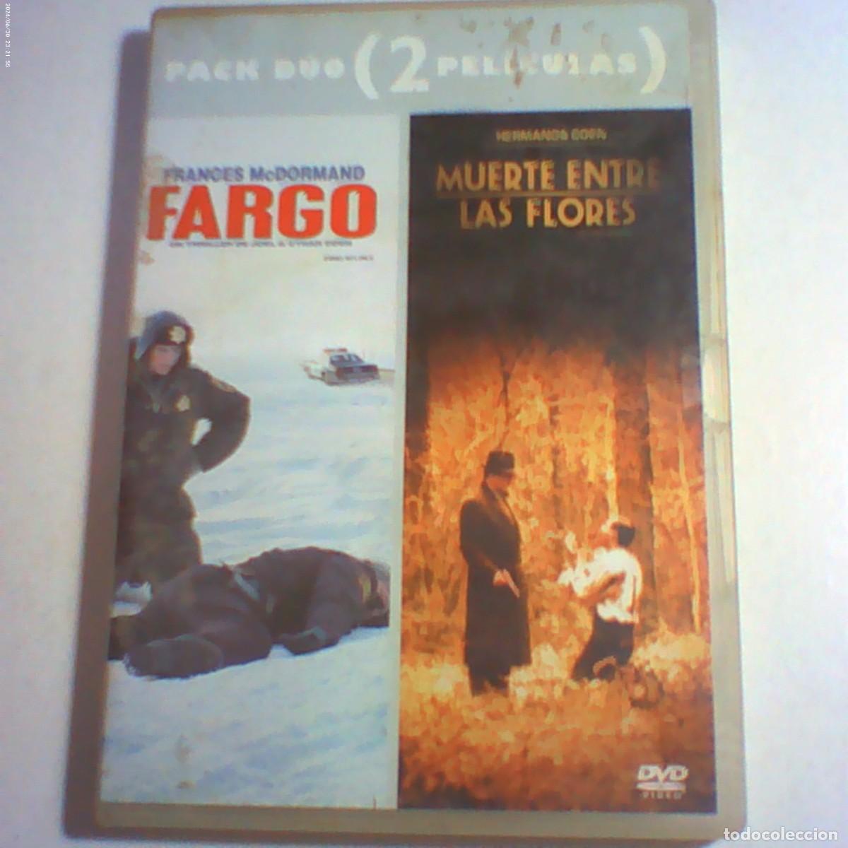 Cine: dvd 2 discos. fargo. muerte entre las flores. hermanos coen (seminuevos)