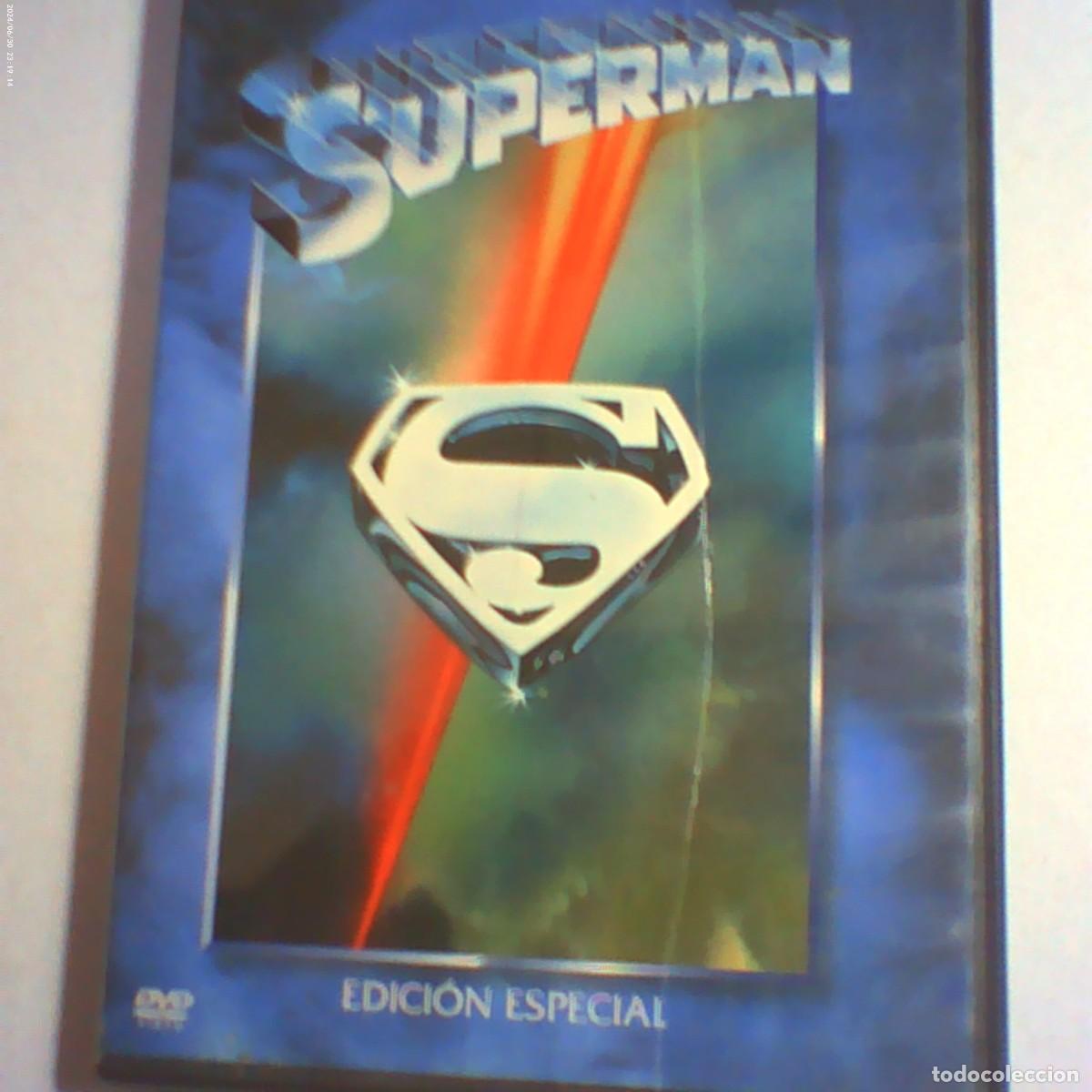 Cine: dvd superman edici&oacute;n especial. christopher reeve. marlon brando. 146 min (buen estado)