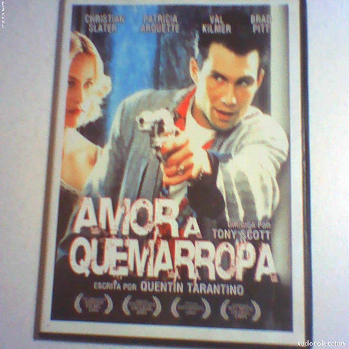 Cine: dvd amor a quemarropa. christian slater. patricia arquette. 115 min caja fina (seminuevo)