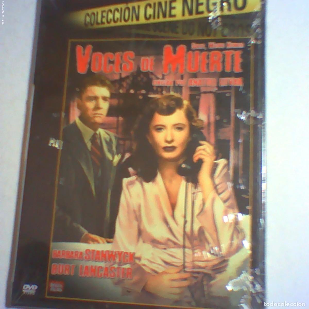 Cine: dvd voces de muerte. barbara stanwyck. burt lancaster. 88 min caja fina (precintada)