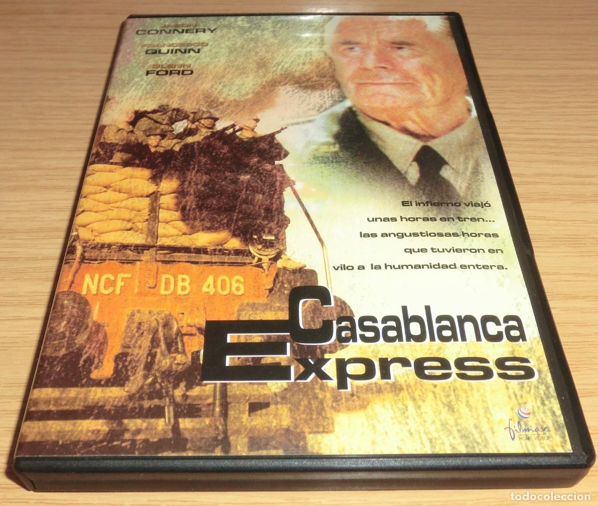 Cine: DVD CASBLANCA EXPRESS - GLENN FORD (DE COLECCIONISTA - PERFECTO ESTADO - UN SOLO USO)