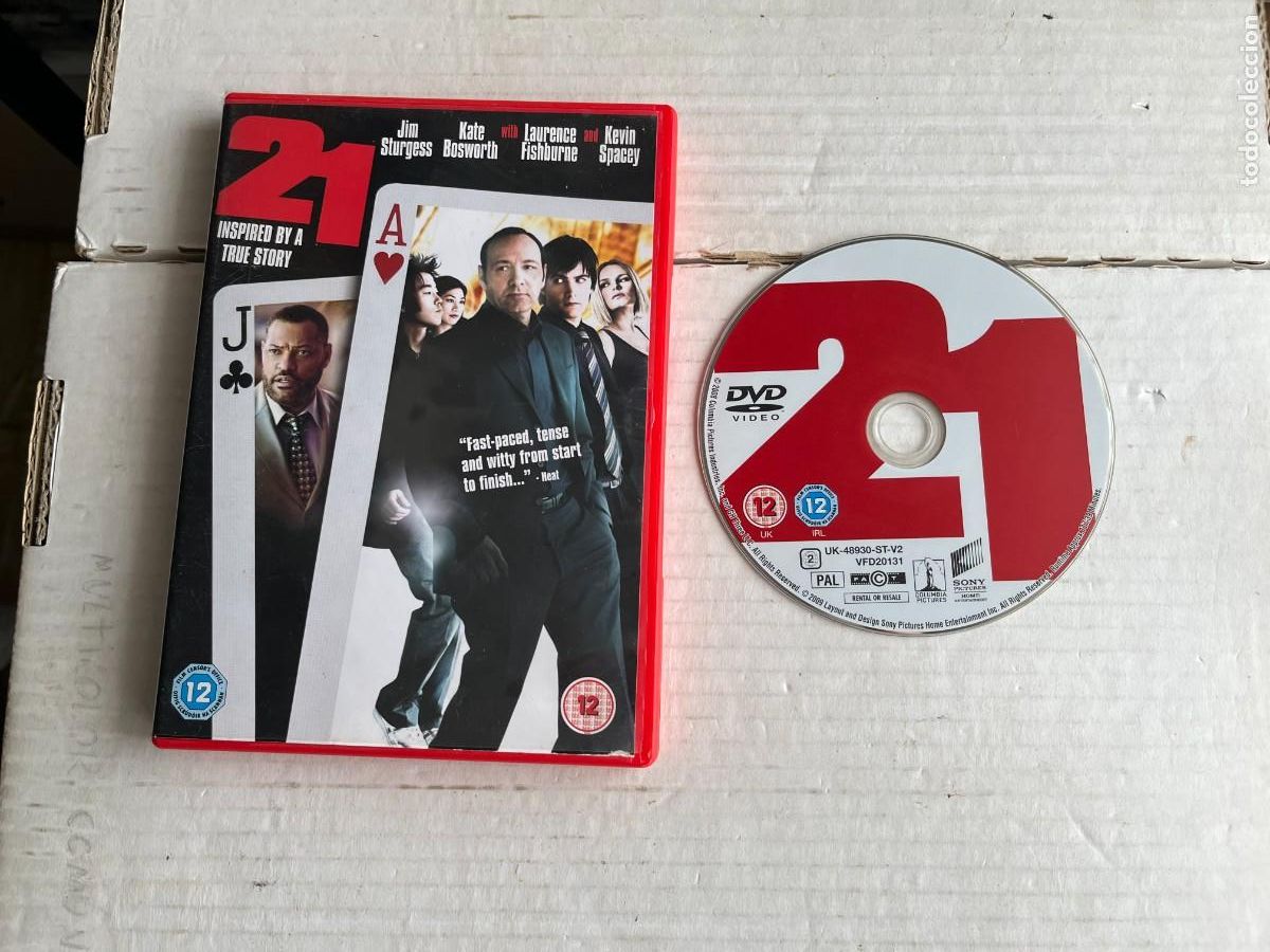 Cine: 12 - CAJA COLOR ROJO ROJA - PELICULA DVD KREATEN INGLES