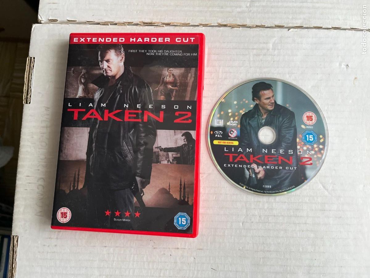 Cine: TAKEN 2 - CAJA COLOR ROJO ROJA - PELICULA DVD KREATEN INGLES