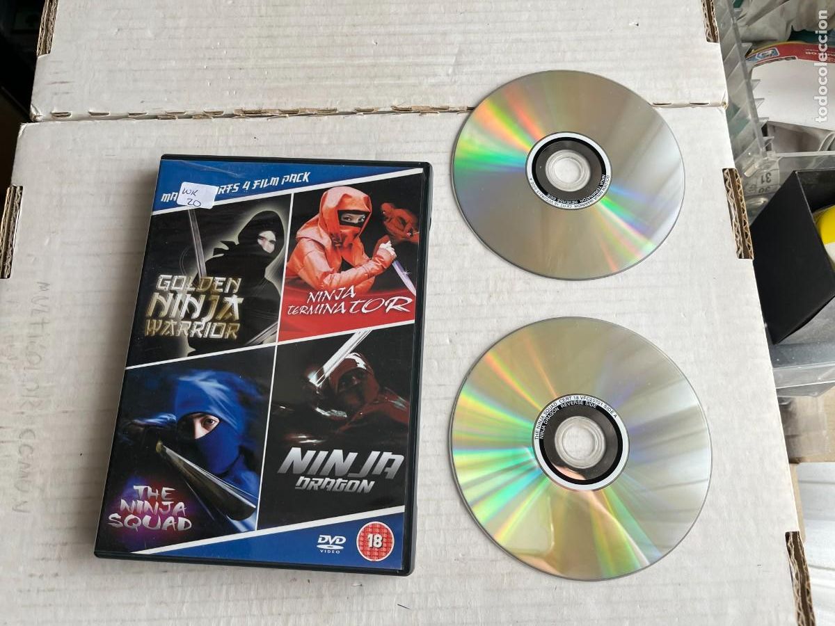 Cine: MARTIAL ARTS 4 FILMS PACK EN 2 DVDS DOBLE CARA - PELICULA DVD KREATEN INGLES
