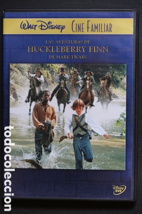Cine: LAS AVENTURAS DE HUCKLEBERRY FINN. Walt Disney. Elija Wood. Buen estado.
