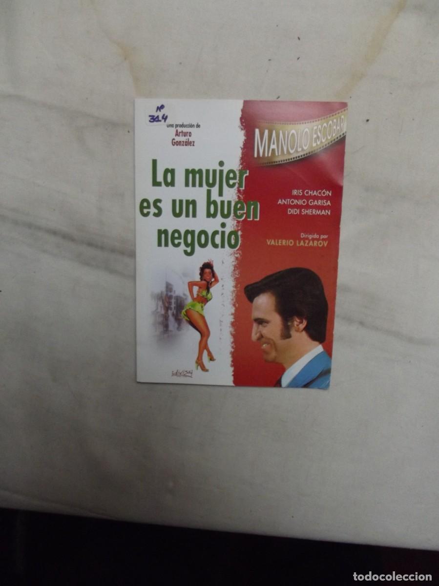 Cine: DVD LA MUJER ES UN BUEN NEGOCIO CON MANOLO ESCOBAR ( SOBRE DE CARTON )