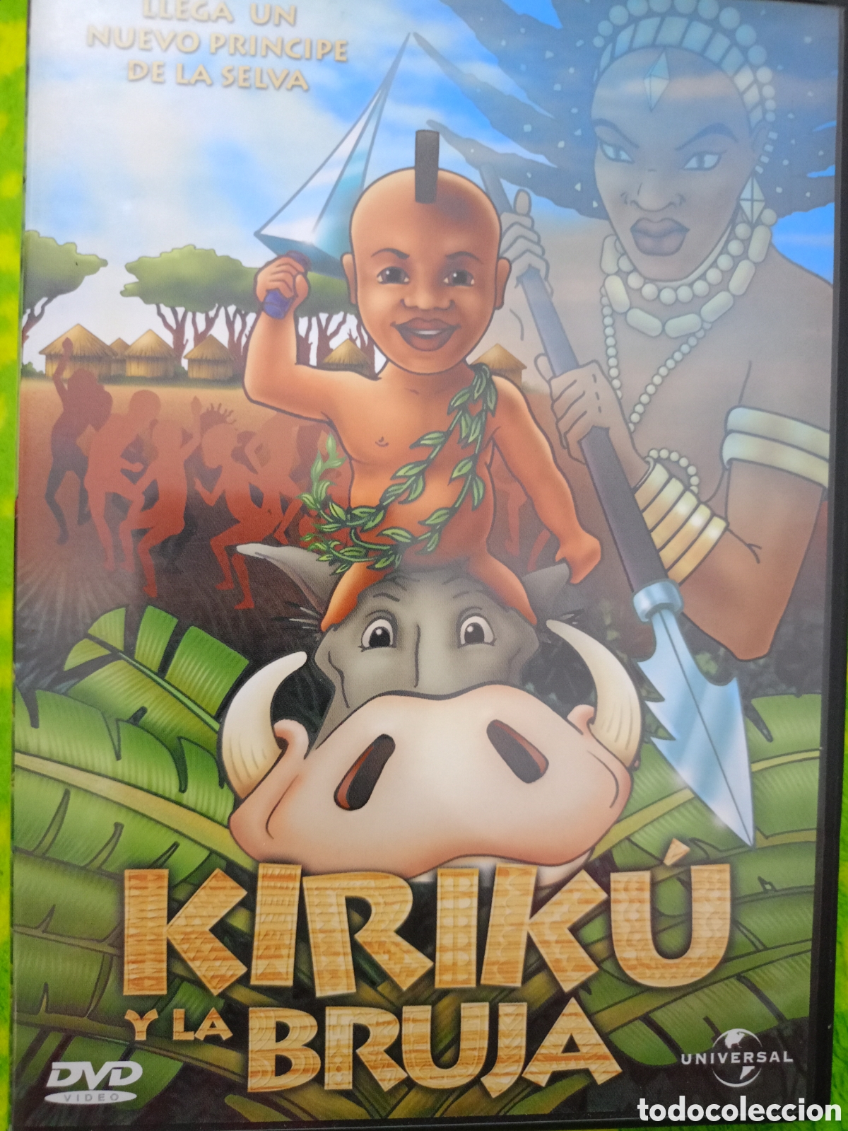 Cine: DVD Kiriku y la bruja - buen estado
