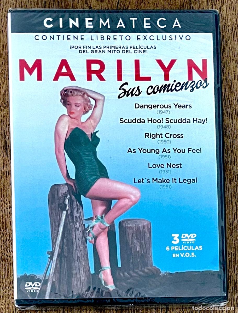 Cine: 6 DVDS. MARILYN, SUS COMIENZOS. Marilyn Monroe. NUEVO Y PRECINTADO. V.O.S.E