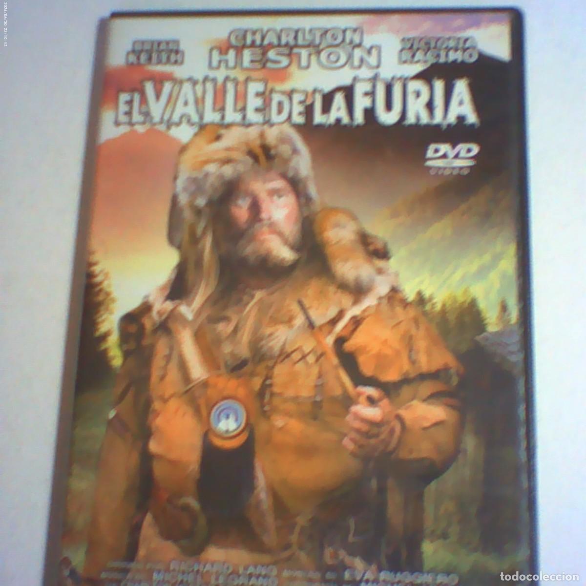 Cinema: dvd el valle de la furia. charloton heston. 95 min caja fina (seminuevo)