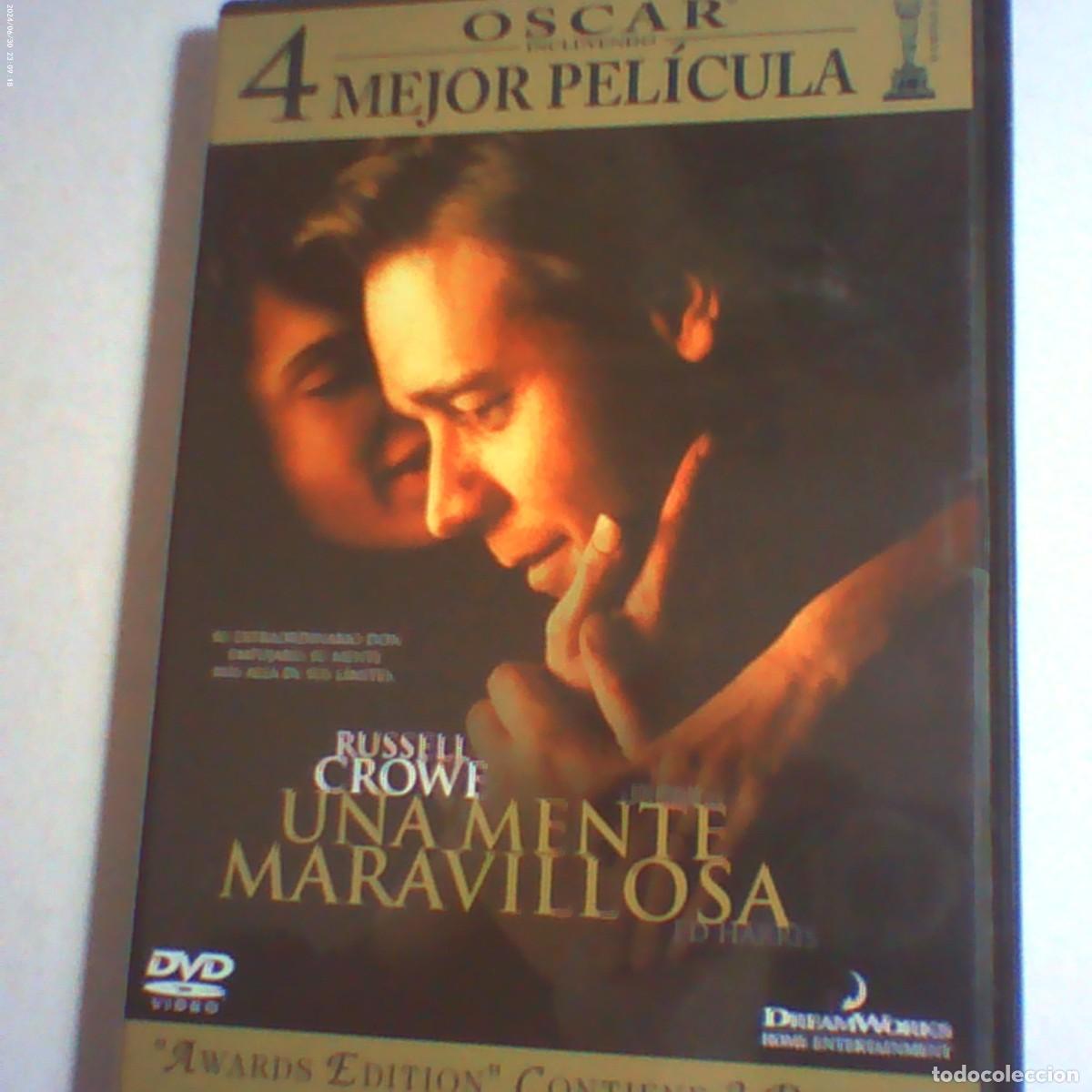 Cine: dvd 2 discos una mente maravillosa. russell crowe. 130 min (seminuevo)