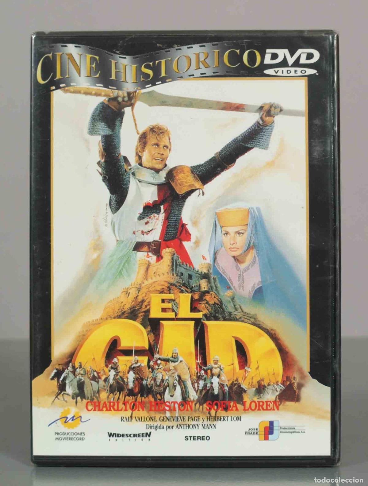 Cine: DVD. El Cid - Anthony Mann, Charlton Heston, Sophia Loren PRECINTADO