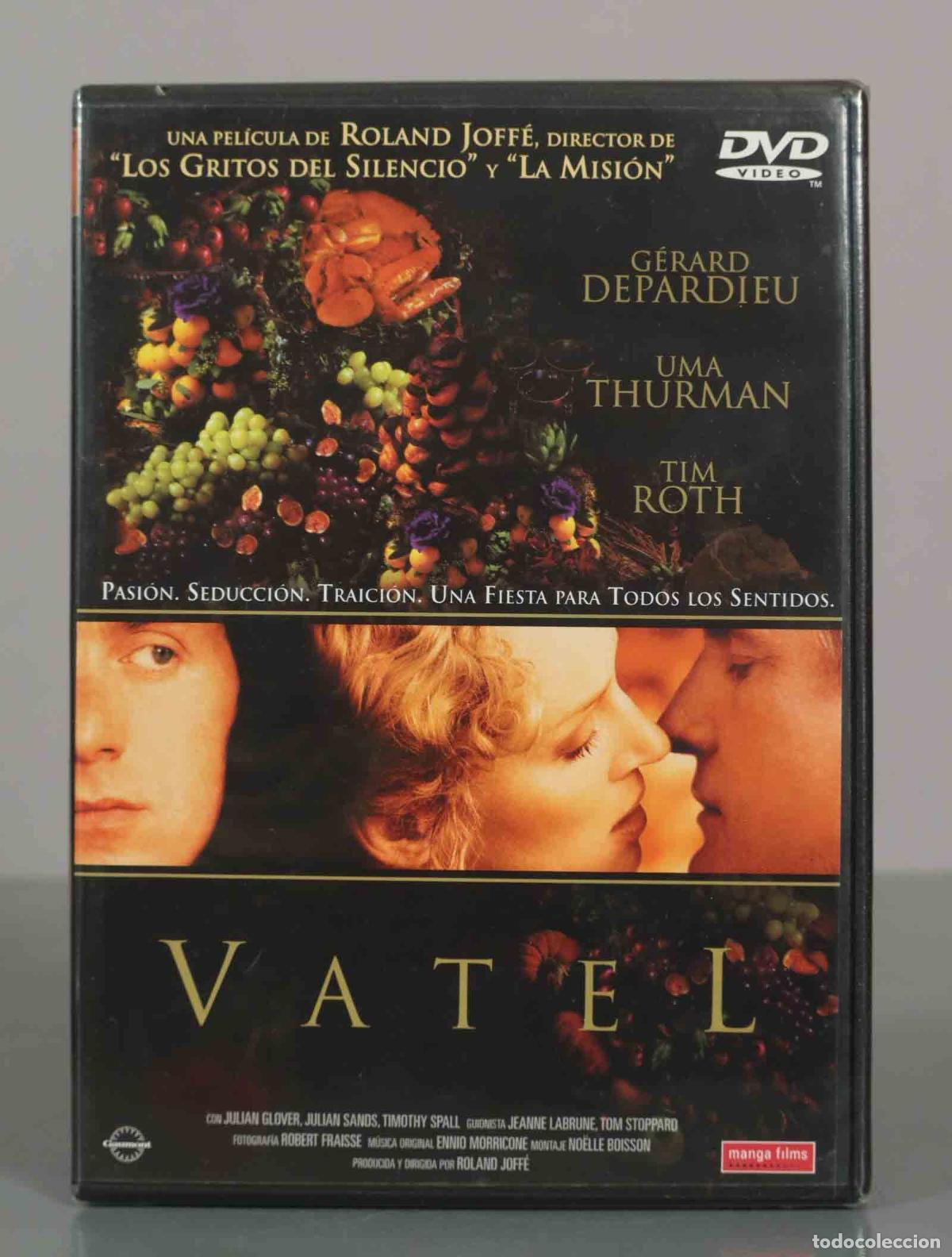 Cine: DVD. Vatel - Roland Joff&eacute;, G&eacute;rard Depardieu, Uma Thurman, Tim Roth, Ennio Morricone PRECINTADO