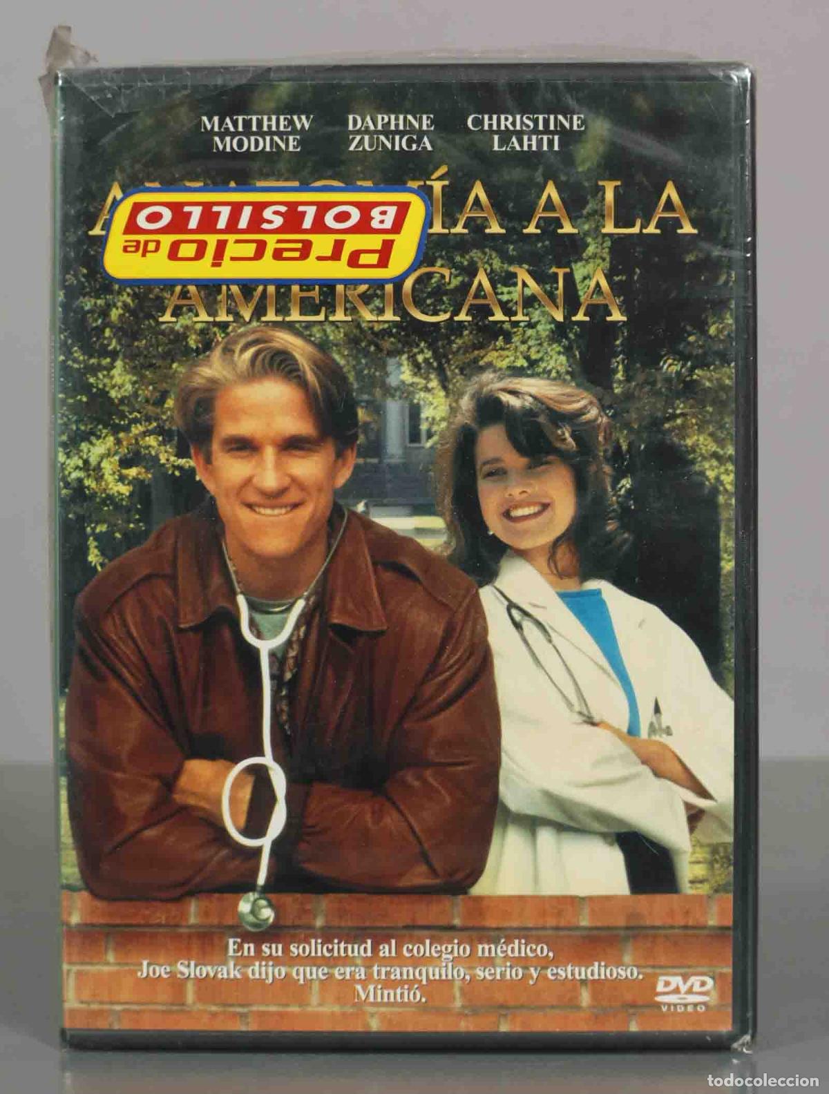 Cine: DVD. Anatom&iacute;a a la americana - Matthew Modine, Daphne Zuniga, Christine Lahti - Edici&oacute;n de PRECINTAD