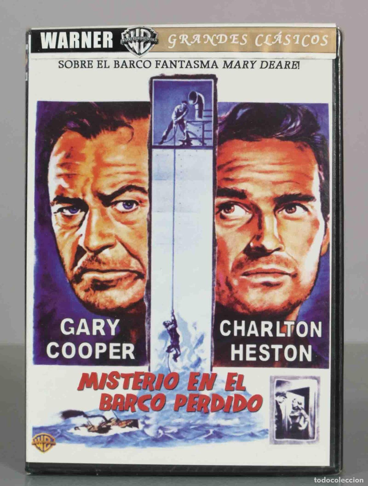 Cine: DVD. Misterio en el barco perdido - Gary Cooper, Charlton Heston PRECINTADO
