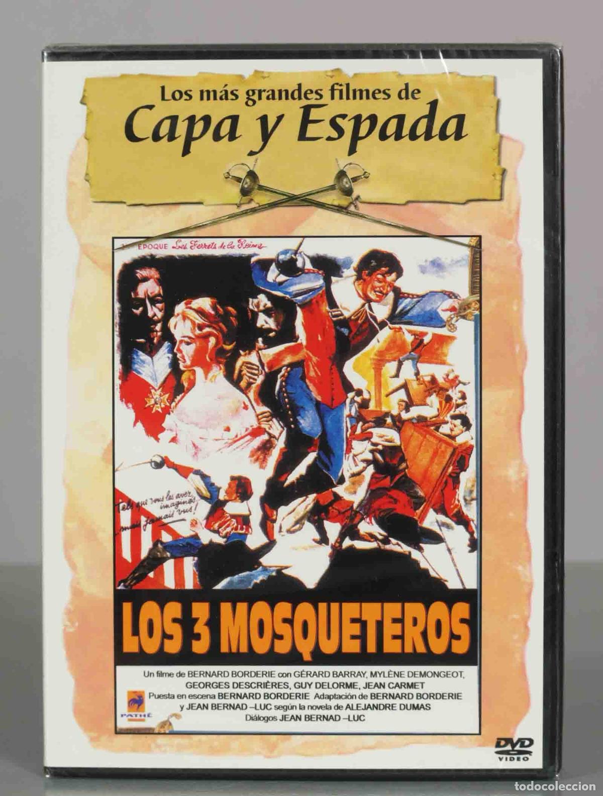Cine: DVD. Los 3 Mosqueteros: Los herretes de la reina - Bernard Borderie, G&eacute;rard Barray, Myl&egrave;ne PRECINTAD