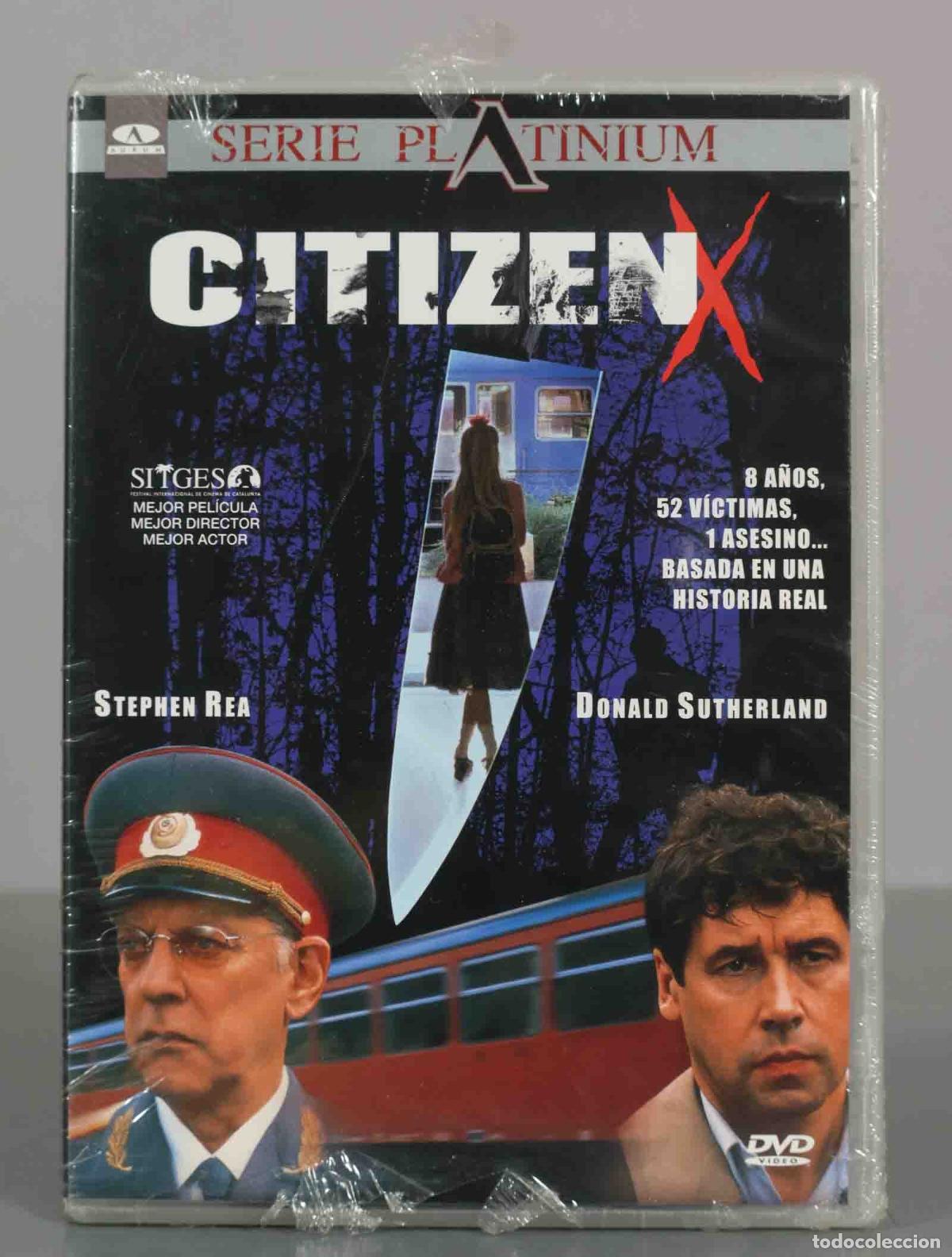 Cine: DVD. Citizen X - Stephen Rea, Donald Sutherland, Chris Gerolmo PRECINTADO
