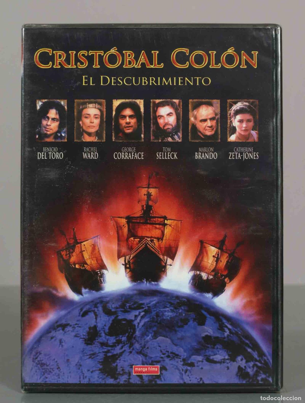 Cine: DVD. Crist&oacute;bal Col&oacute;n: El Descubrimiento - John Glen, Georges Corraface, Marlon Brando, Tom PRECINTAD
