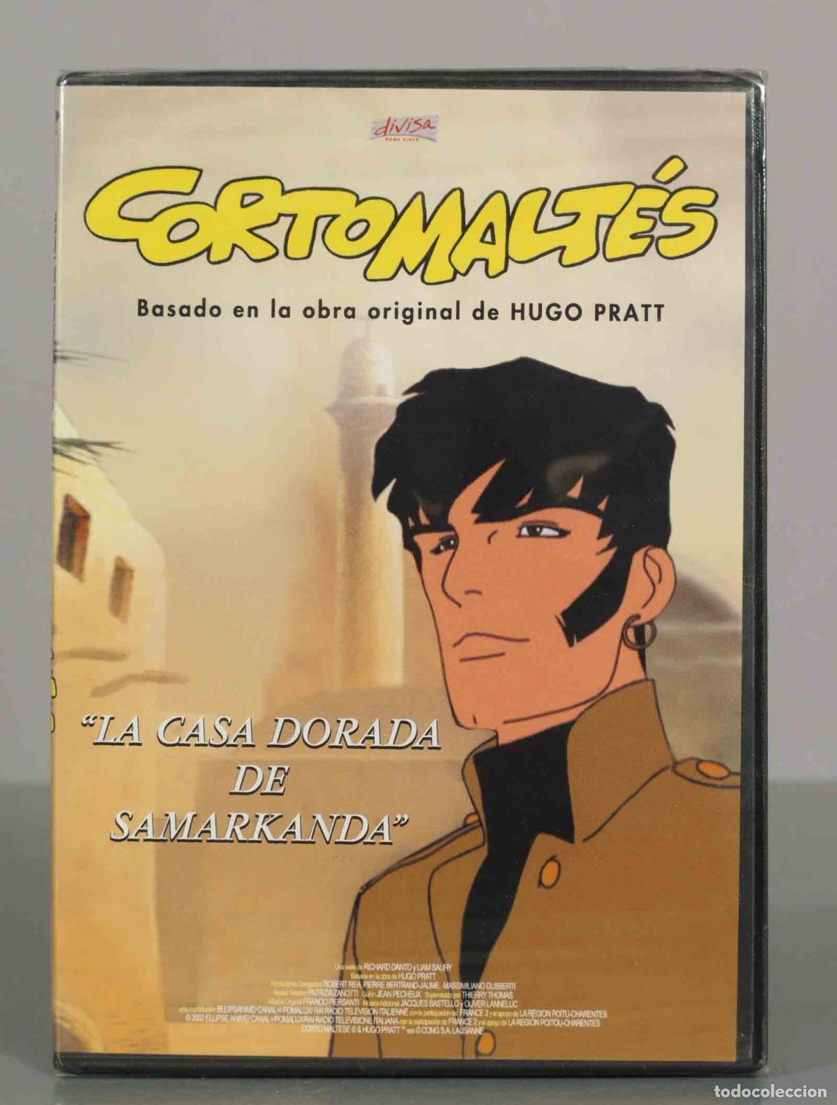 Cine: DVD. Corto Malt&eacute;s - La casa dorada de Samarkanda - Hugo Pratt - Richard Danto, Liam Saury PRECINTADO