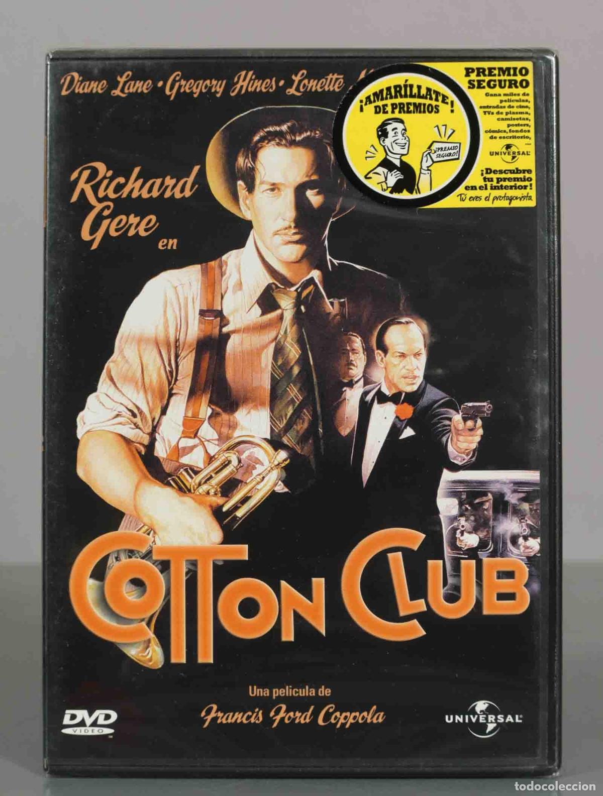 Cinema: DVD. Cotton Club - Francis Ford Coppola, Richard Gere, Diane Lane, Gregory Hines PRECINTADO