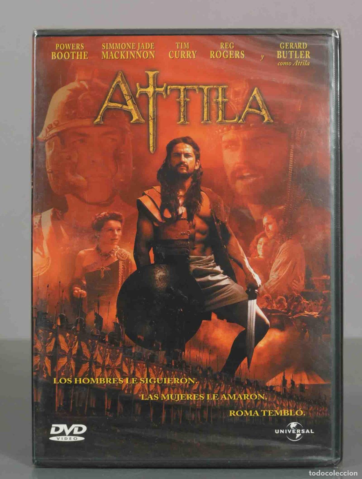 Cine: DVD. Attila - Gerard Butler, Powers Boothe, Simmone Jade Mackinnon, Tim Curry, Reg Rogers PRECINTADO