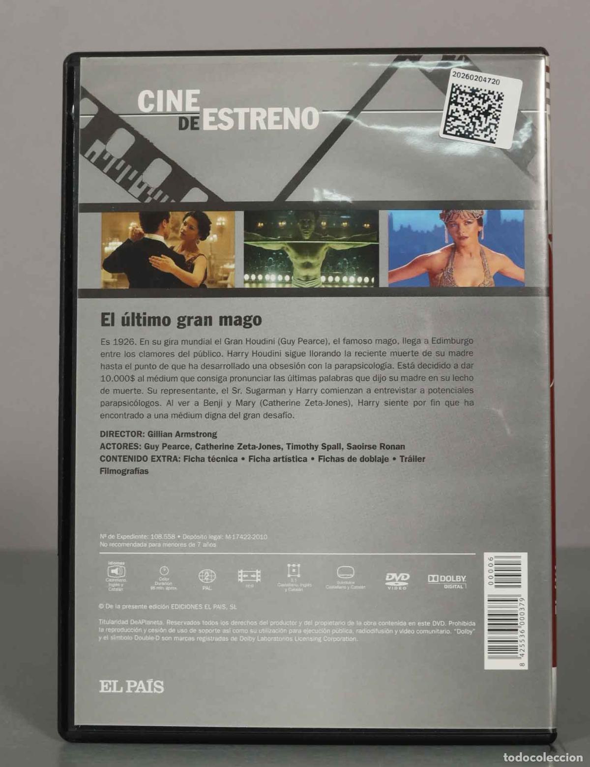 Cine: DVD. EL ULTIMO GRAN MAGO. - Foto 2
