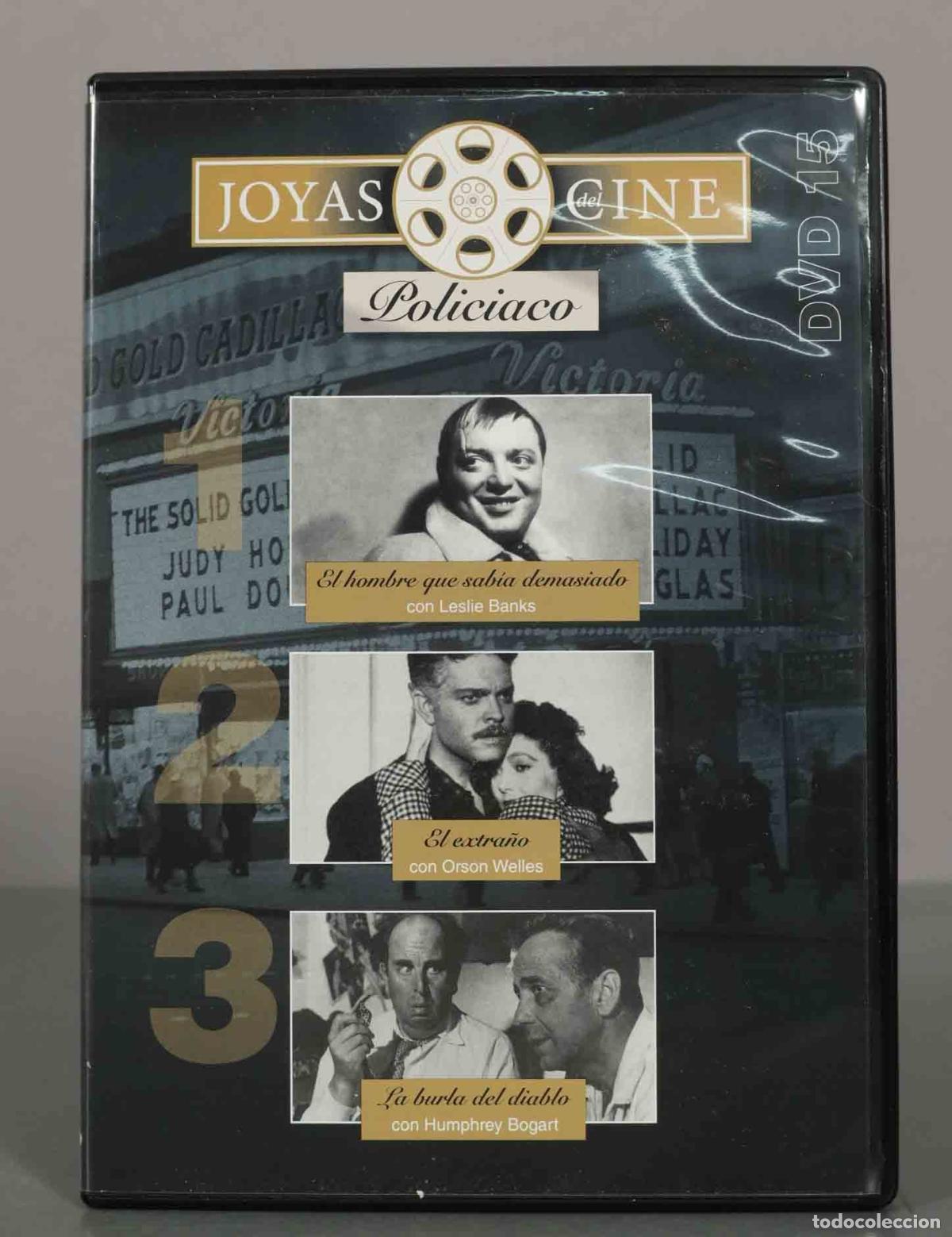 Cine: DVD. El hombre que sabia demasiado - El extra&ntilde;o - La burla del diablo.