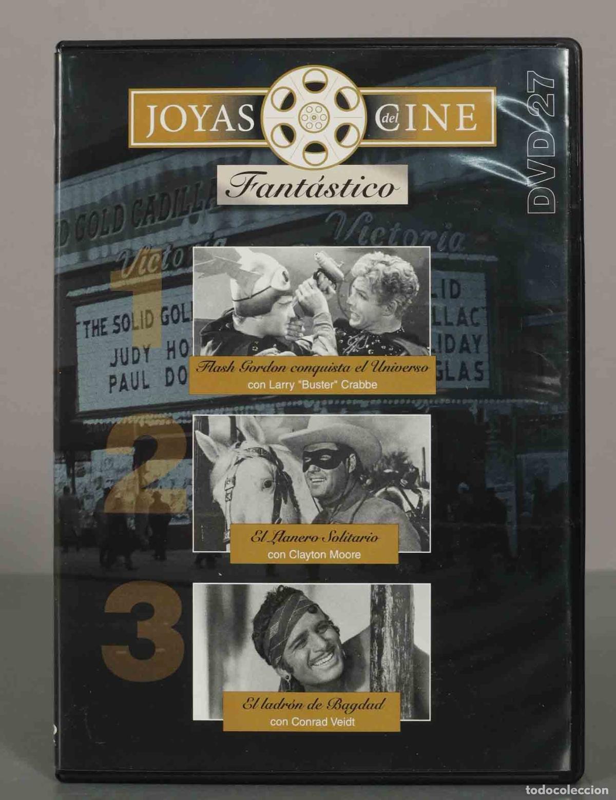 Cine: DVD. Flash Gordon conquista el Universo - El Llanero Solitario - El ladr&oacute;n de Bagdad.