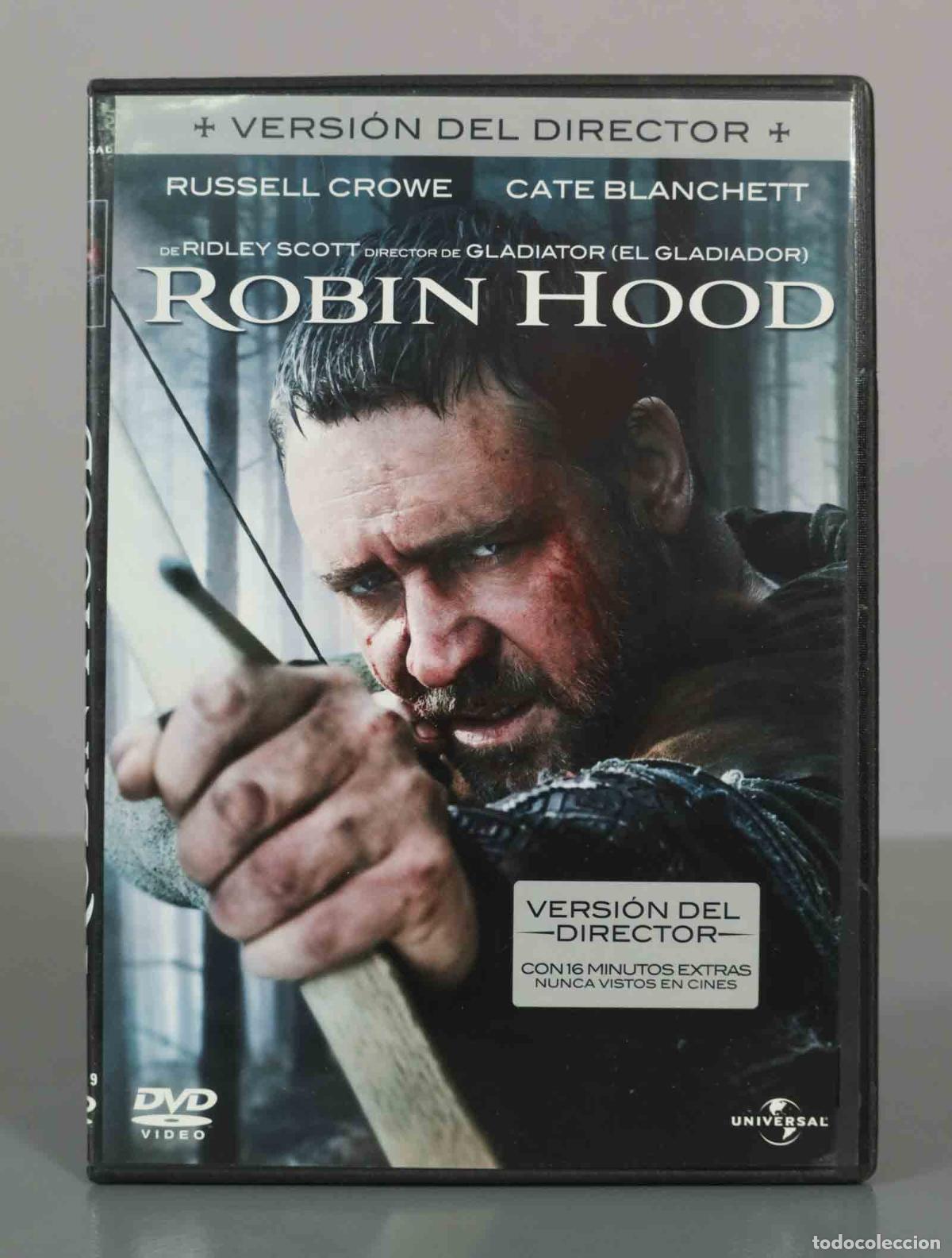 Cine: DVD. Robin Hood - Ridley Scott - Russell Crowe, Cate Blanchett