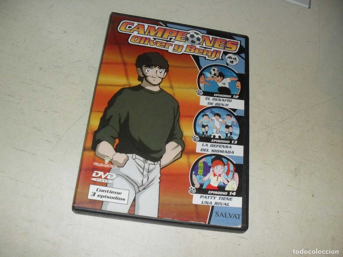 Cine: DVD CAMPEONES,OLIVER Y BENJI,CON EPISODIOS 12,13,14,SALVAT,2005