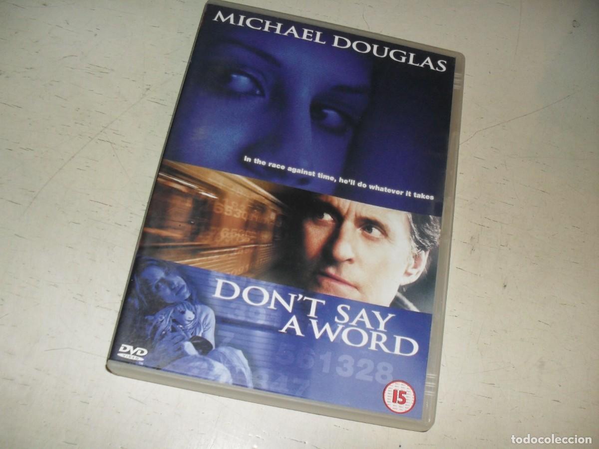 Cine: DVD (EN INGLES)DON'T SAY A WORD,CON MICHAEL DOUGLAS.TWENTY CENTURY,2002