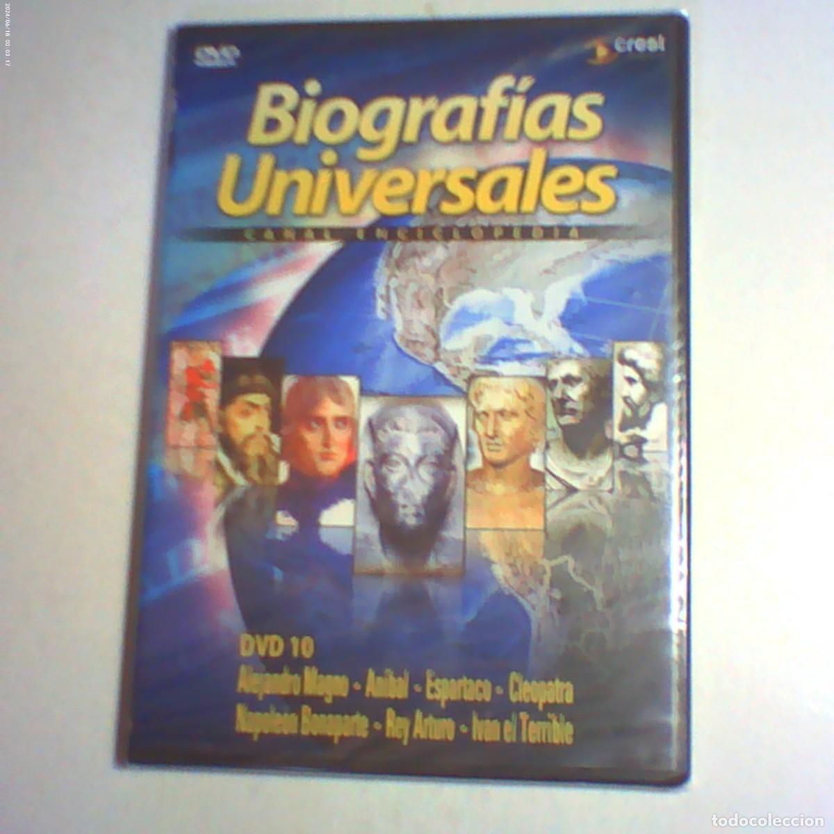 Cine: dvd biograf&iacute;as alejandro magno, an&iacute;bal, espartaco, cleopatra, napole&oacute;n, rey arturo, iv&aacute;n terrible