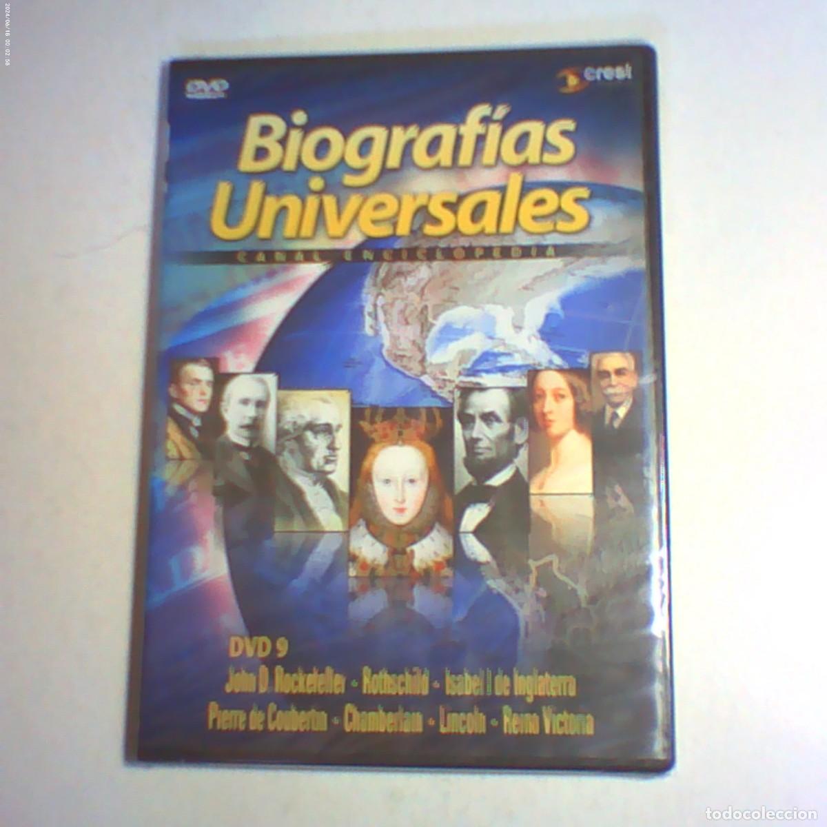 Cine: dvd biograf&iacute;as rockefeller. rothschild, isabel I, coubertain. chamberlain. lincoln. reina victoria