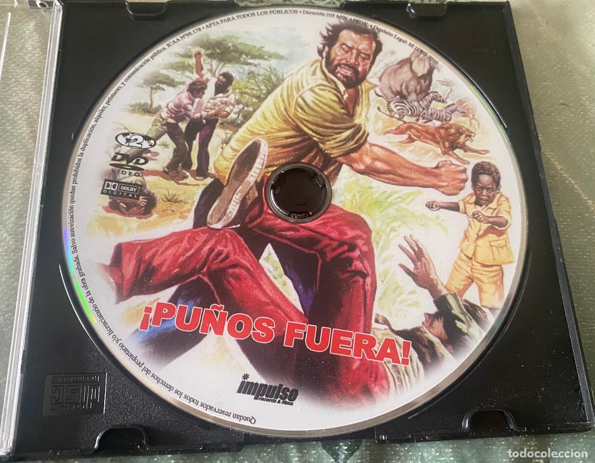 Cine: 'Pu&ntilde;os fuera', con Bud Spencer. DVD original. Edici&oacute;n de 2010. En caja fina slim sin car&aacute;tula.