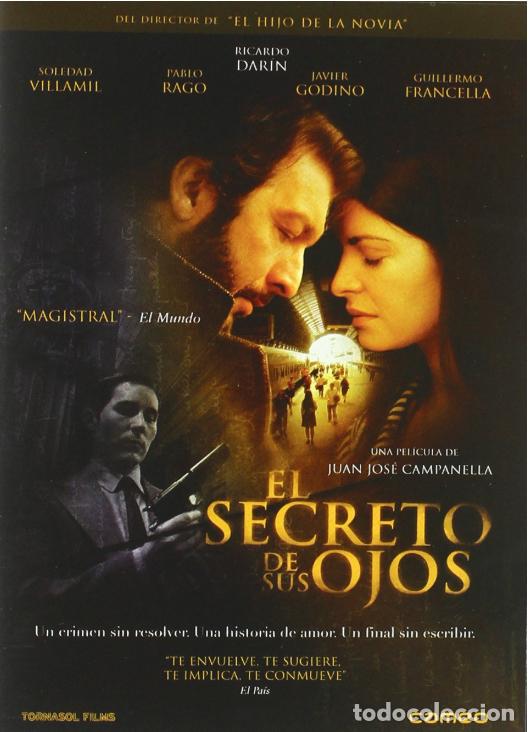 Cine: El Secreto de Sus Ojos DVD Como nuevo