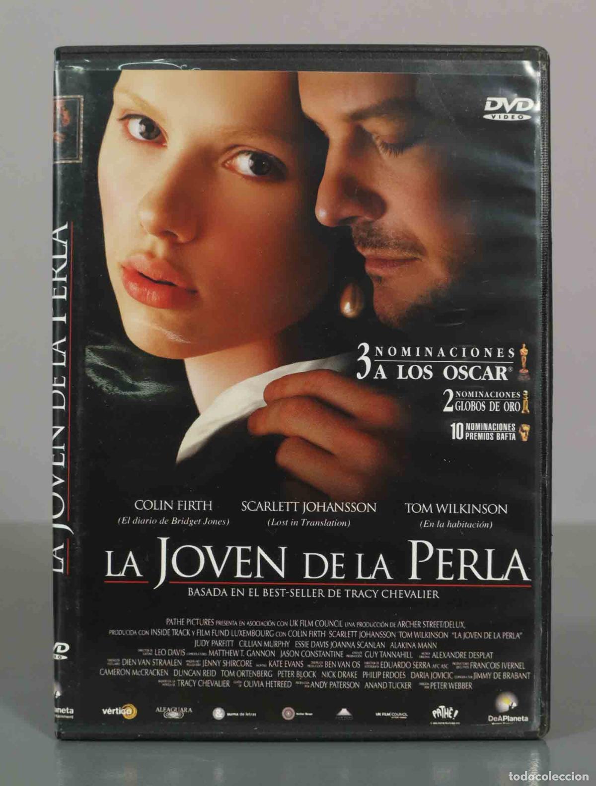 Cine: DVD. La Joven de la Perla - Scarlett Johansson, Colin Firth, Tom Wilkinson - Basada en la novela de