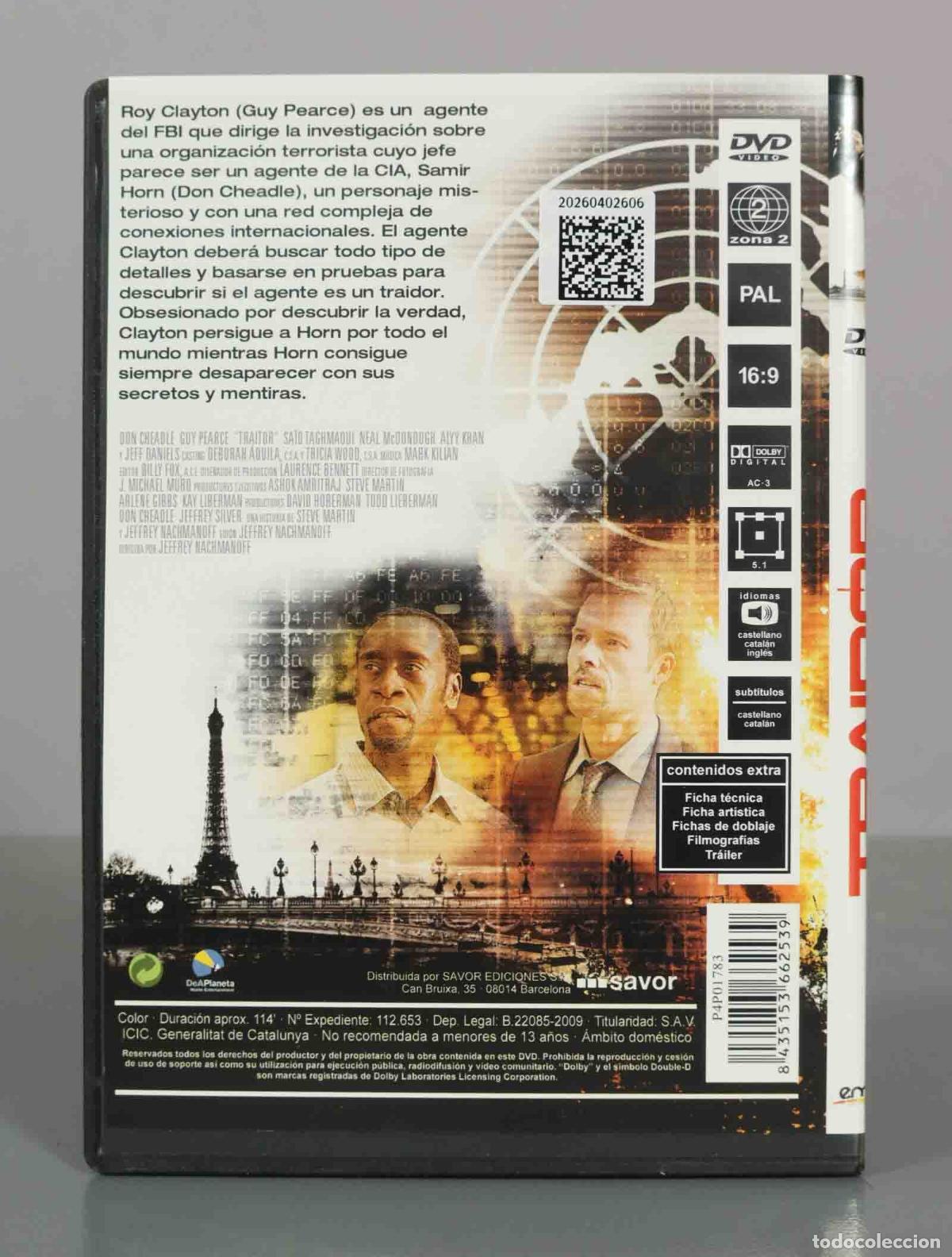 Cine: DVD. Traidor - Don Cheadle, Guy Pearce - Foto 2