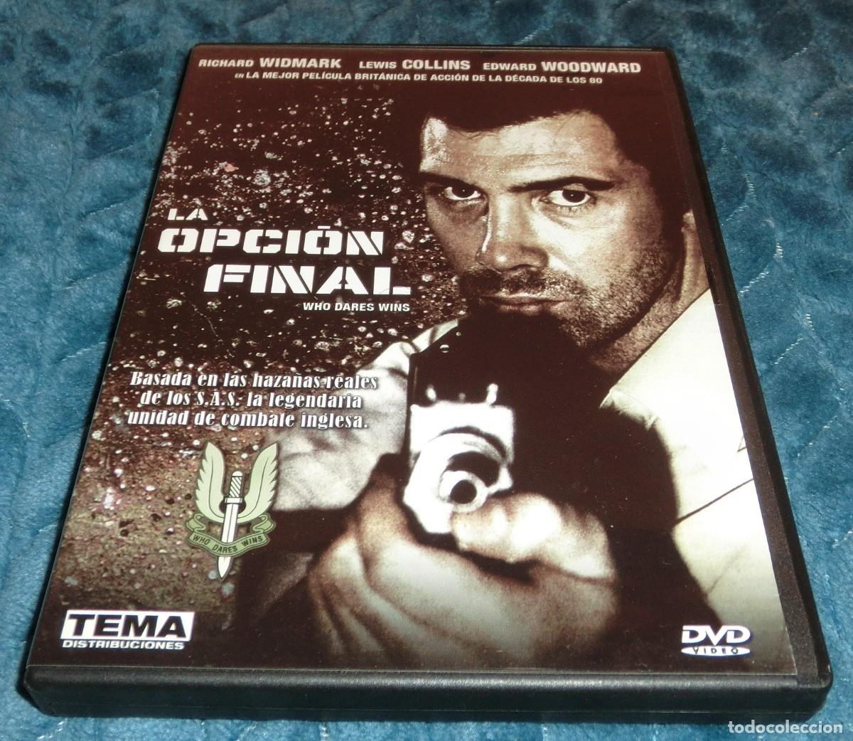 Cine: DVD LA OPCI&Oacute;N FINAL - RICHARD WIDMARK (DE COLECCIONISTA - PERFECTO ESTADO - UN SOLO USO)