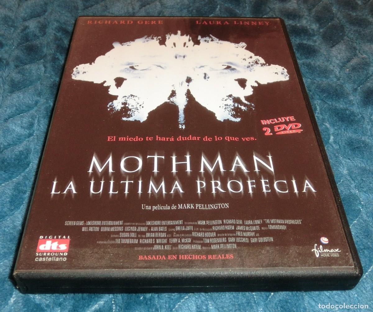 Cine: 2DVD&acute;S MOTHMAN LA ULTIMA PROFECIA - RICHARD GERE (DE COLECCIONISTA - PERFECTO ESTADO - UN SOLO USO)