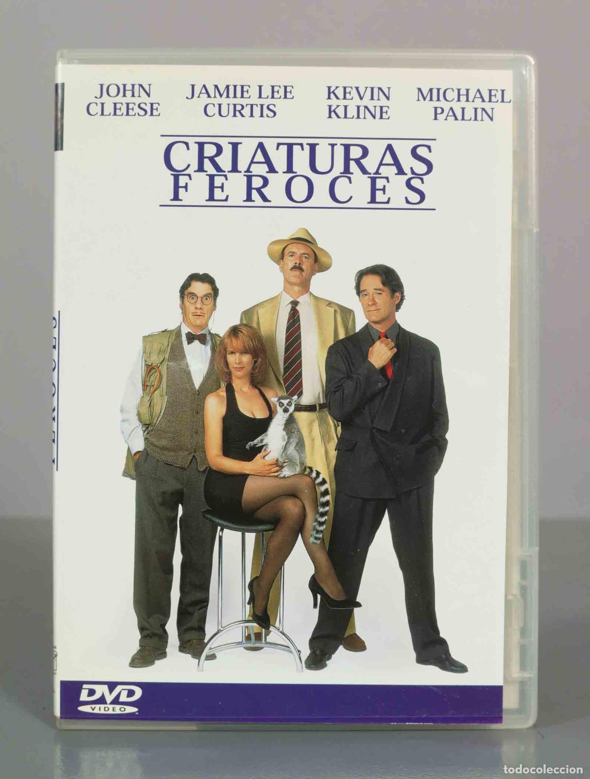 Cine: DVD. Criaturas feroces - John Cleese, Jamie Lee Curtis, Kevin Kline, Michael Palin