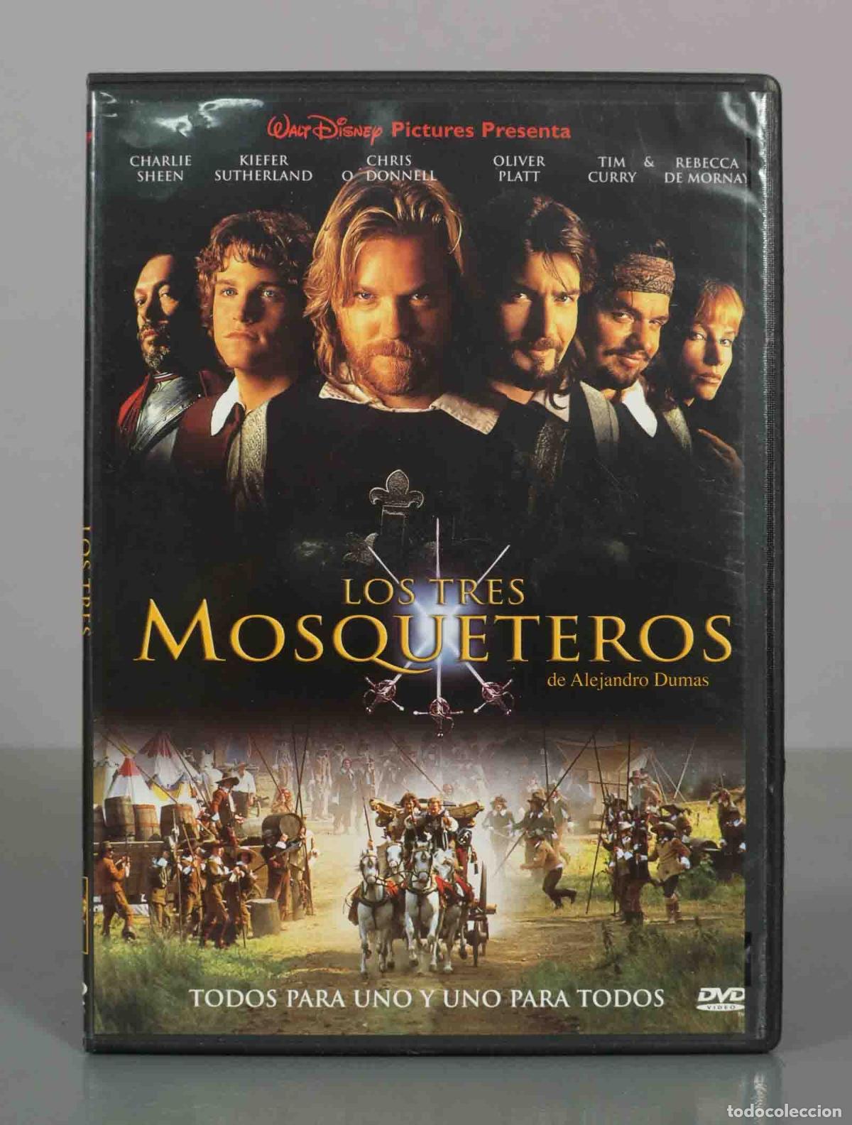 Cine: DVD. Los Tres Mosqueteros de Alejandro Dumas - Stephen Herek, Charlie Sheen, Kiefer Sutherland, Chri