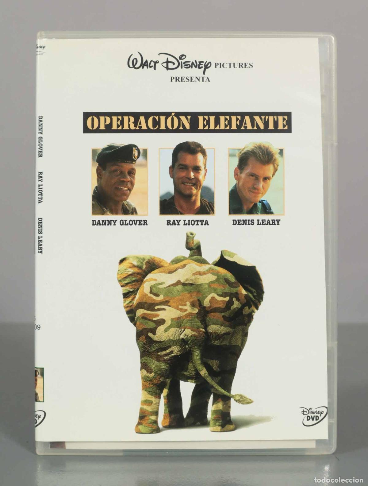 Cine: DVD. Operaci&oacute;n Elefante - Danny Glover, Ray Liotta, Denis Leary