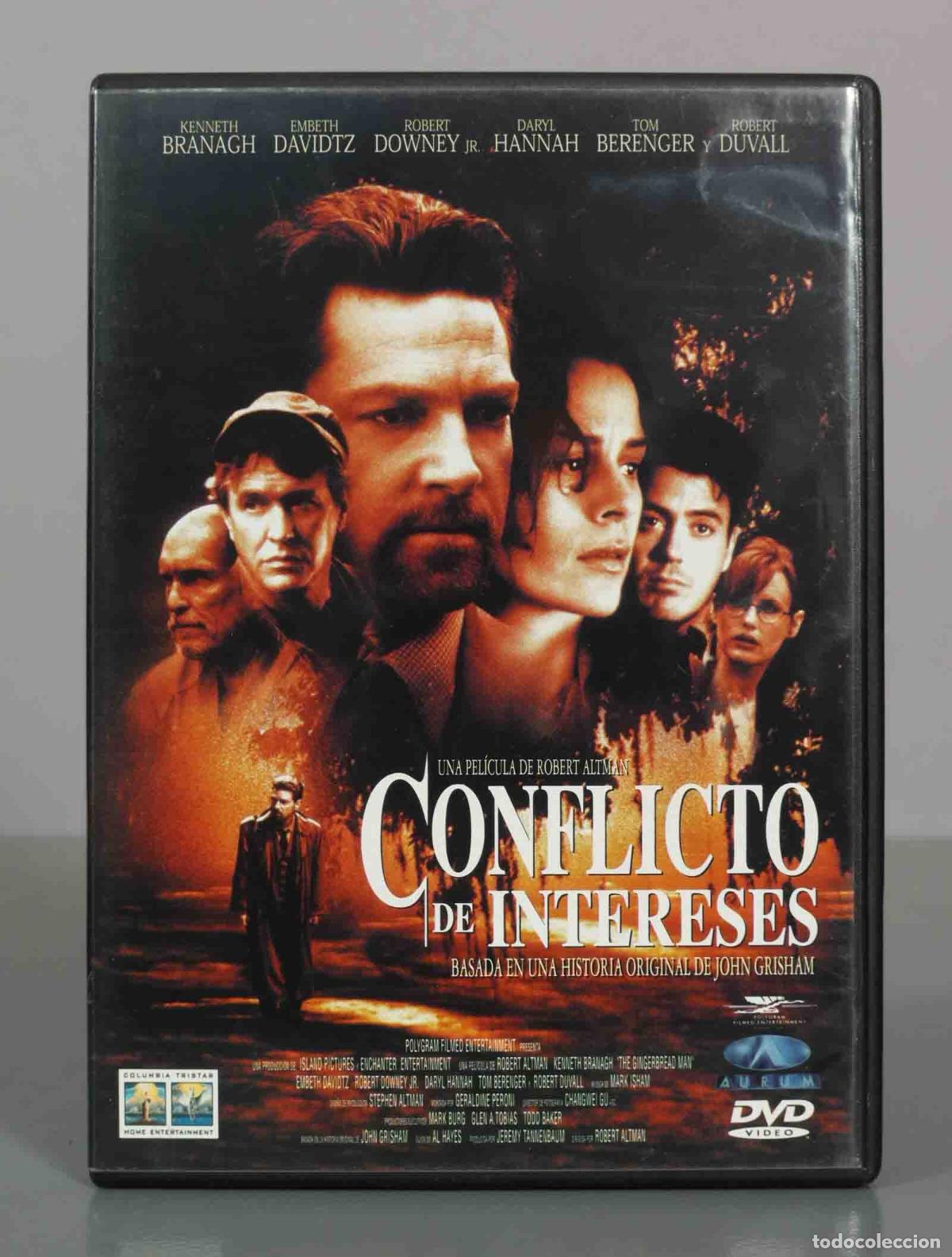 Cine: DVD. Conflicto de intereses - Robert Altman, Kenneth Branagh, Robert Downey Jr., Daryl Hannah, Tom B