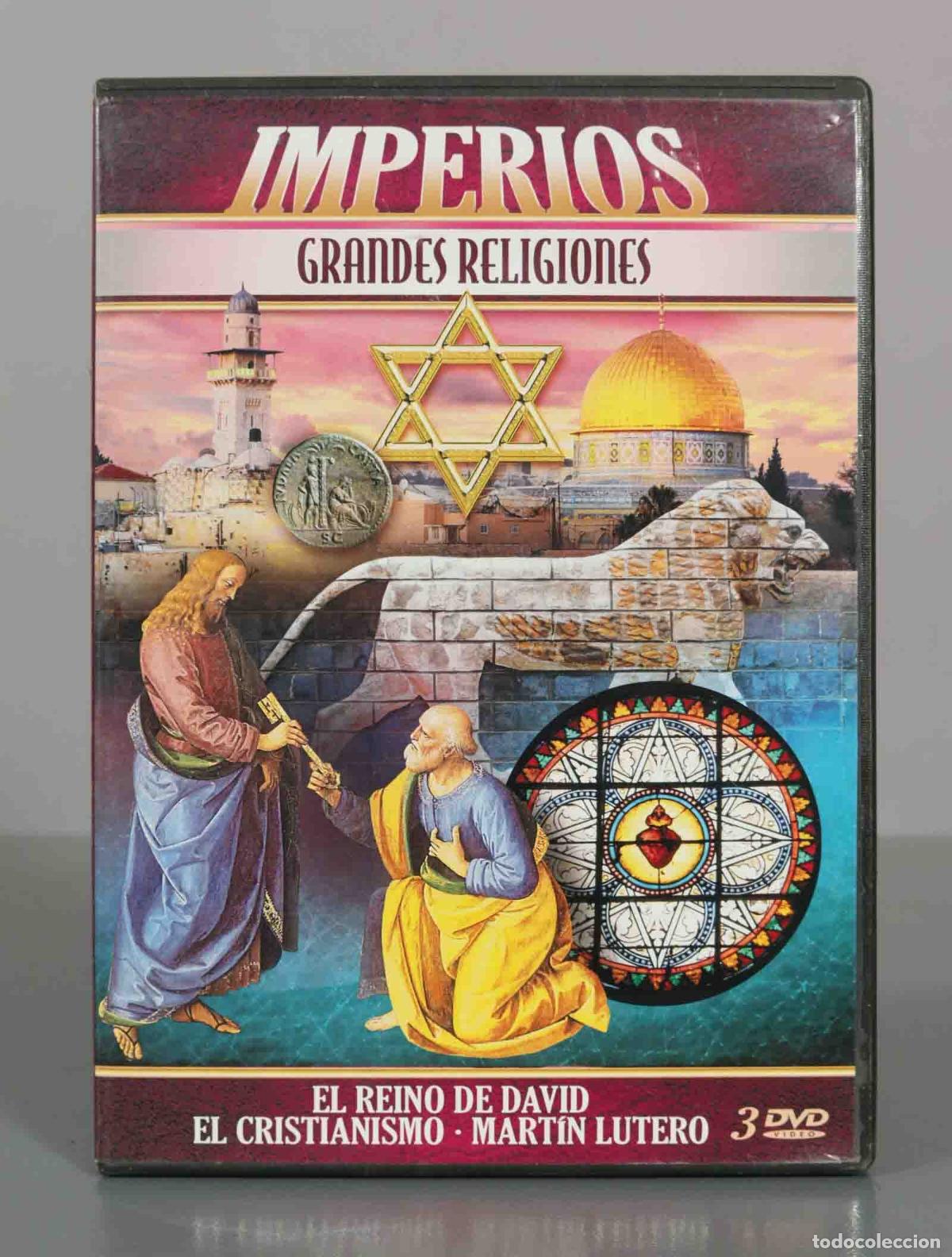 Cin&eacute;ma: DVD. Imperios Grandes Religiones - El Reino de David, El Cristianismo, Mart&iacute;n Lutero