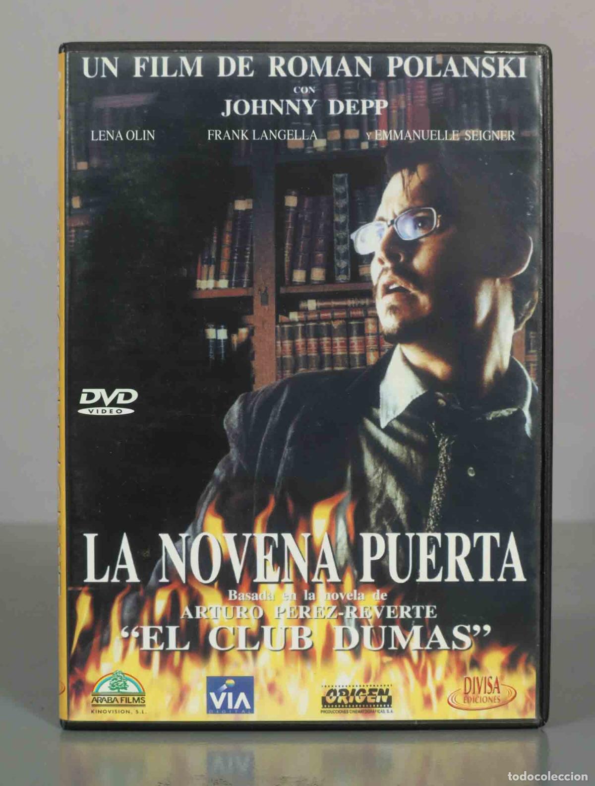 Cinema: DVD. La Novena Puerta - Roman Polanski, Johnny Depp, Lena Olin, Frank Langella, Emmanuelle Seigner