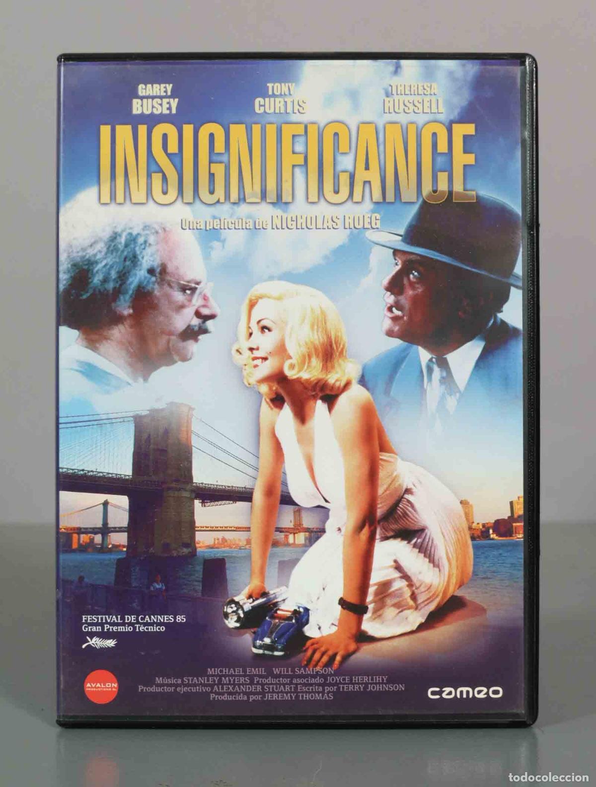 Cinema: DVD. Insignificance - Nicolas Roeg, Michael Emil, Theresa Russell, Tony Curtis, Gary Busey