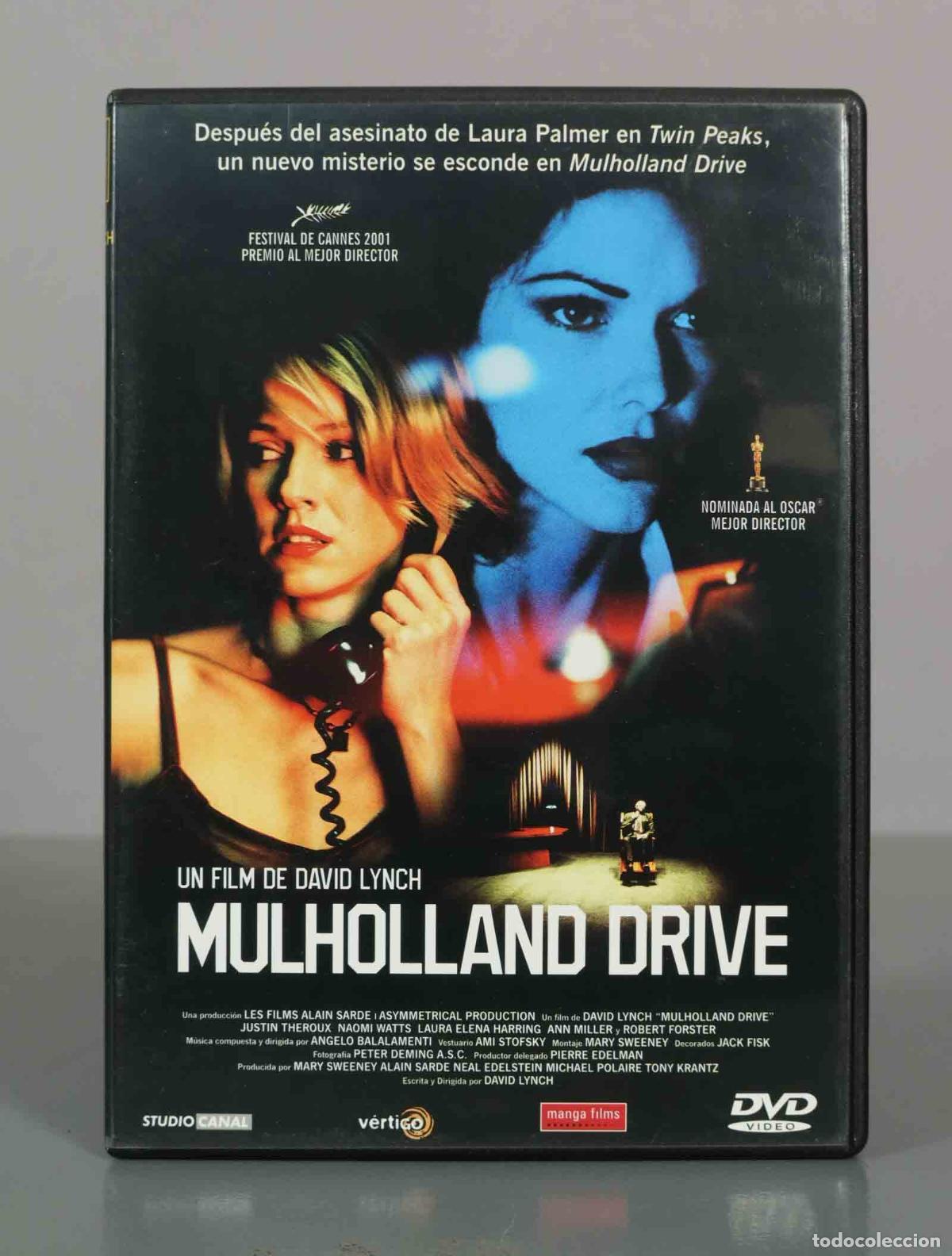Cinema: DVD. Mulholland Drive - David Lynch - Naomi Watts, Laura Elena Harring, Justin Theroux
