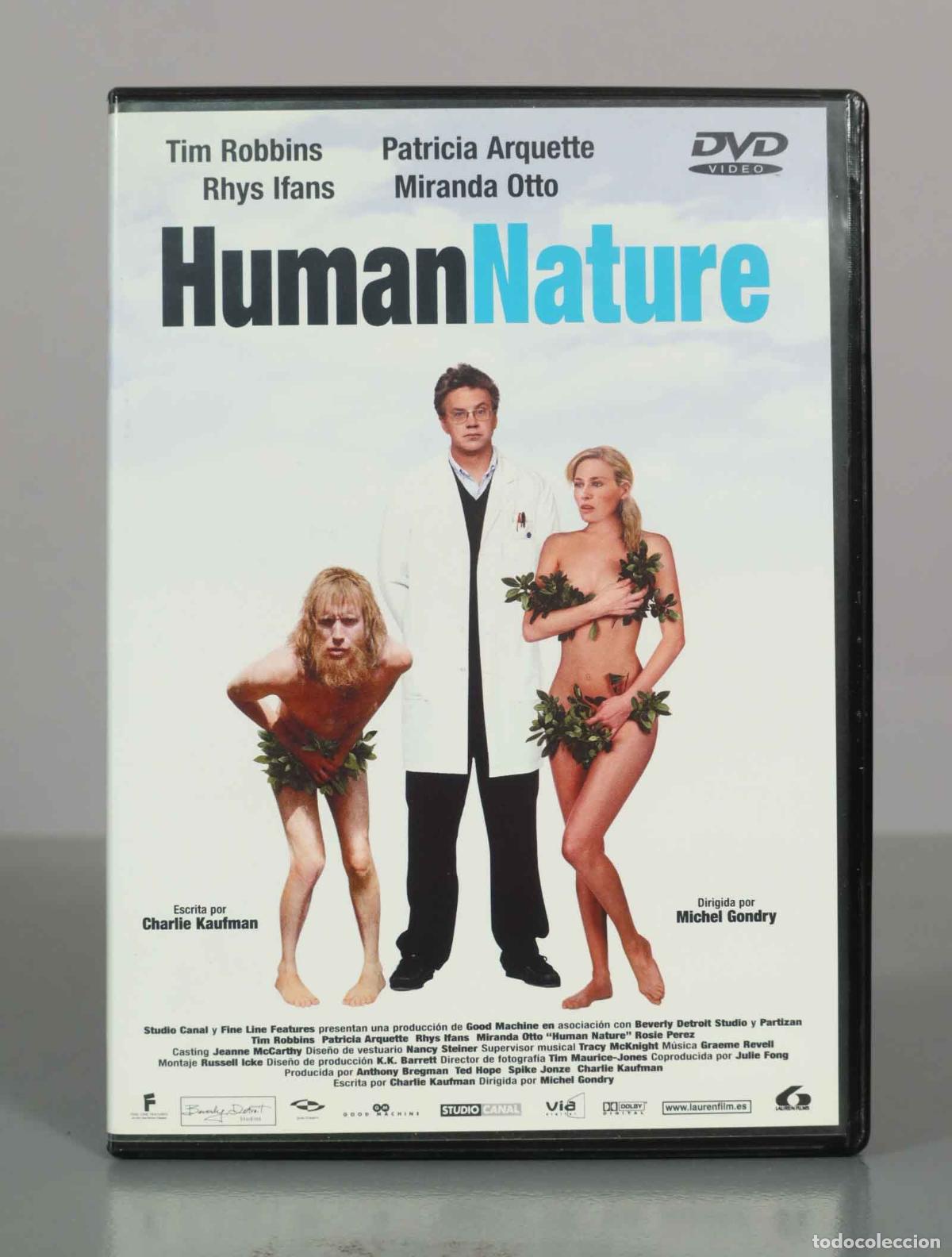 Cine: DVD. Human Nature - Michel Gondry, Charlie Kaufman, Tim Robbins, Patricia Arquette, Rhys Ifans, Mira